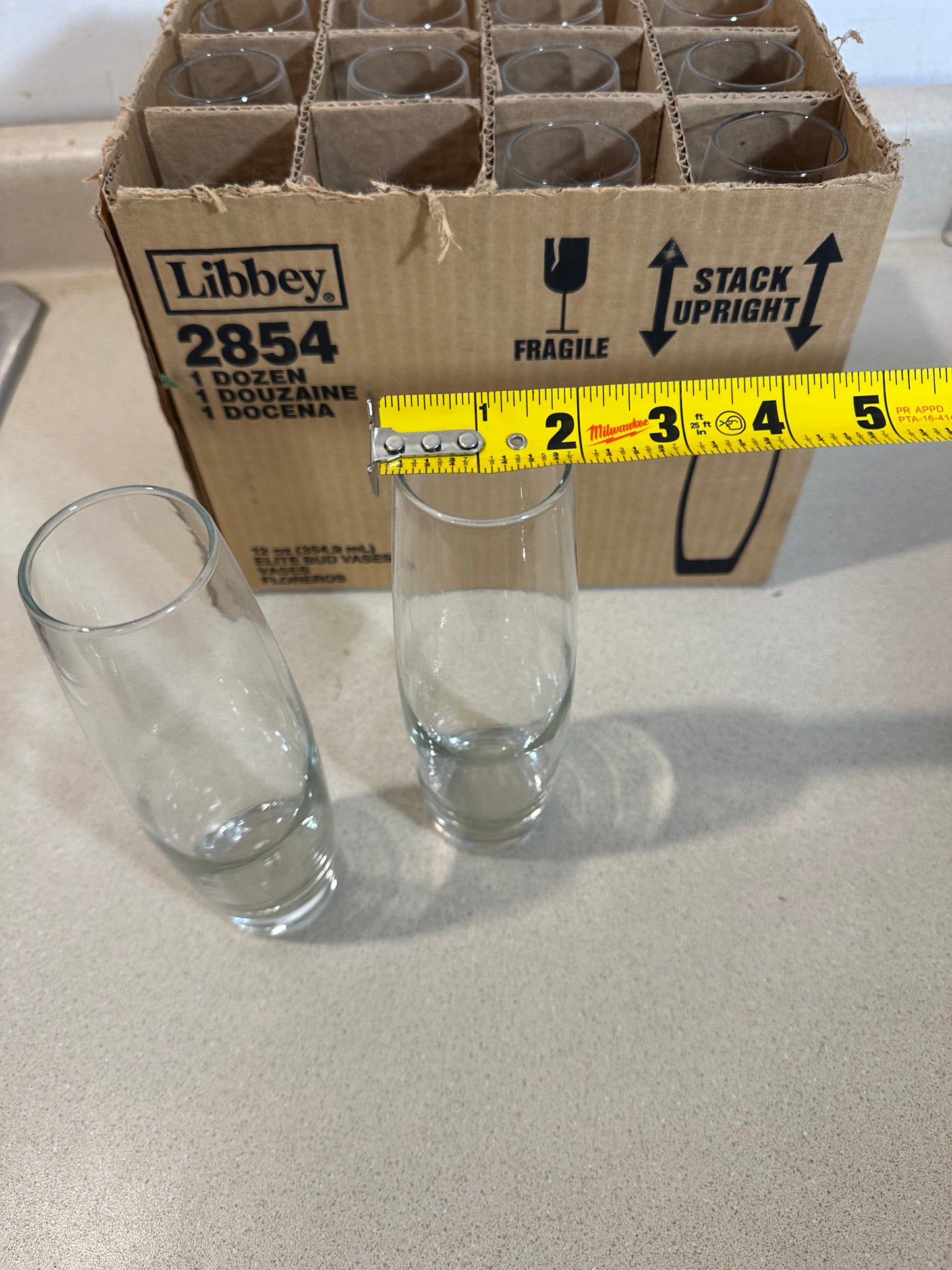 Glass Budvases (Lot of 12)