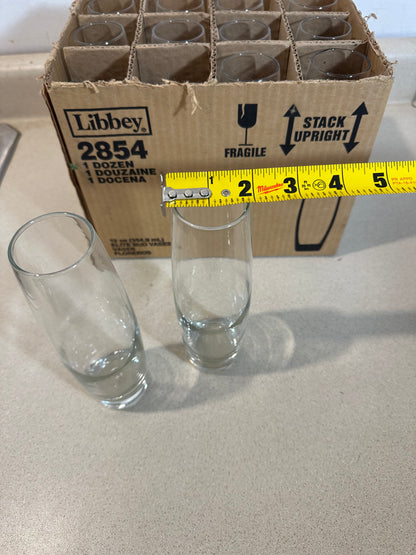Glass Budvases (Lot of 12)