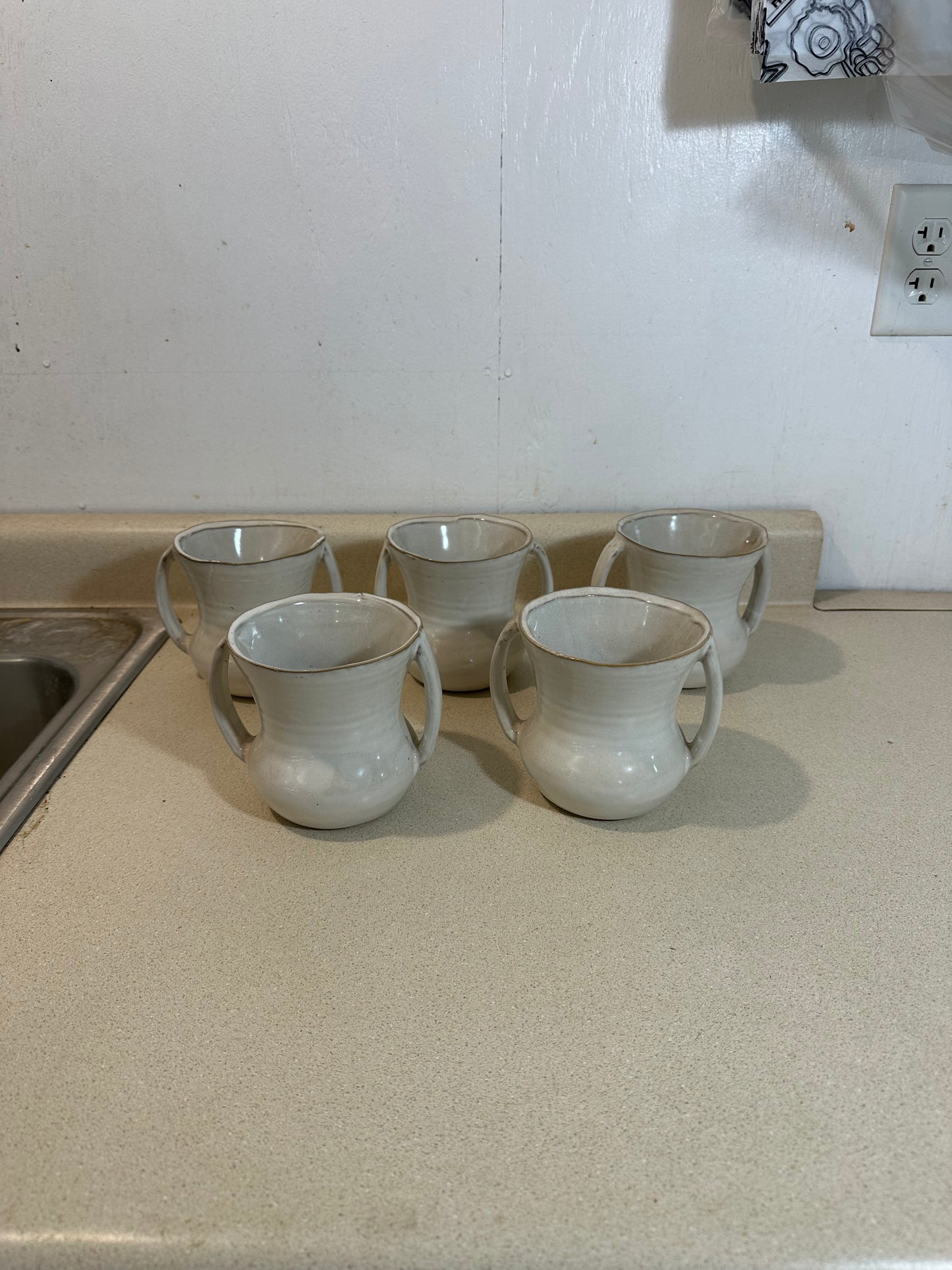 Small Handle Vases (Lot of 5)